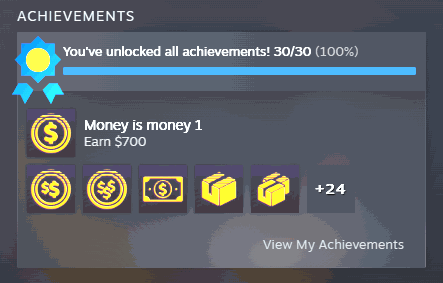 American Theft 80s — Achievement Unlocker